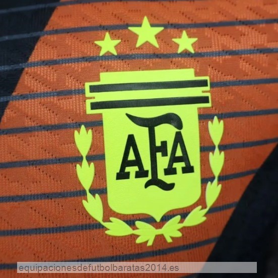 Nuevo Portero Jugadores Camiseta Argentina 2024 Negro Baratas